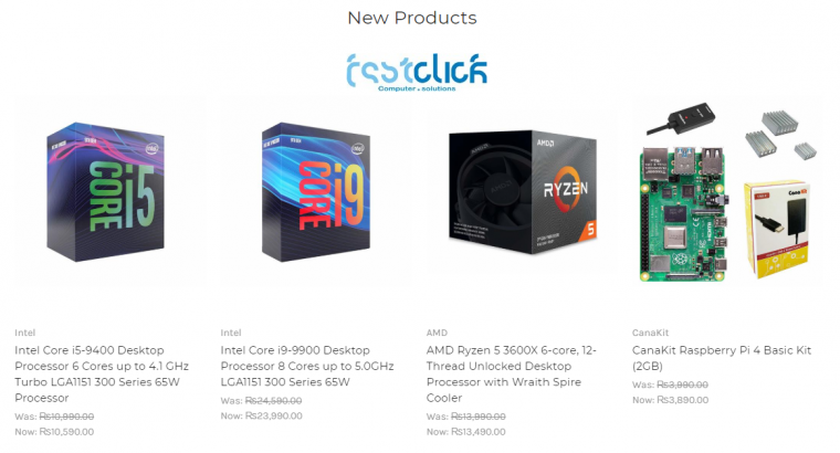 Fastclick – July Sale – Processors and Bluetooth . speakers